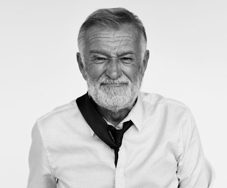 Man Cheerful Studio Portrait Concept