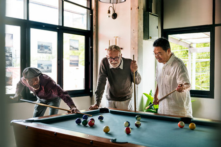 Billiard Ball Club Leisure Sport Shot Team Game Concept