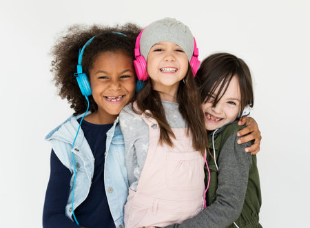 Kid Childhood People Race Emotional Studio Shoot