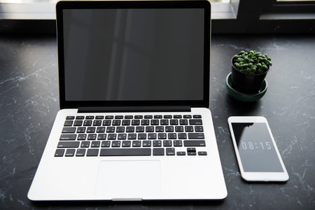 Laptop Technology Devices Desk Workstation