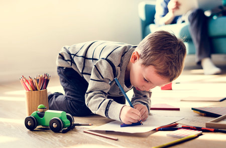 Son Spend Time Happiness Holiday Learnig