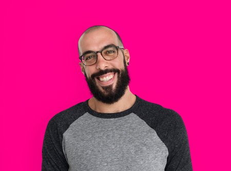 Caucasian Man Smiling Casual