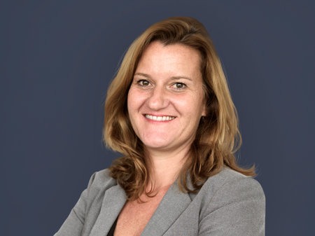 Adult woman corporate smiling headshot