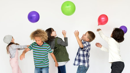 Kid Childhood People Race Emotional Studio Shoot