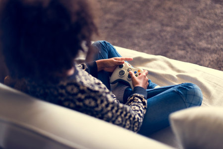 African Descent Family House Home Resting Living