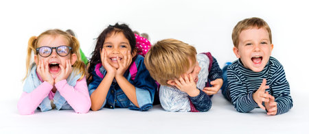 Kid Childhood Studio Shoot Gesture