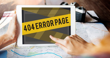 Website Under Construction Error Concept