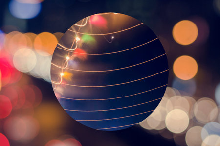 Geometric Figure Night Festive Light