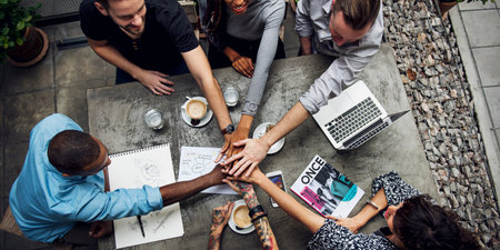 Collaboration Connection Team Brainstorming Unity