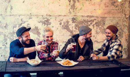 Diversity People Hang Out Friendship Together