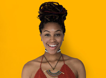 African Descent Female Smile Happy