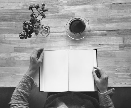 Read Book Notebook Tea Relax
