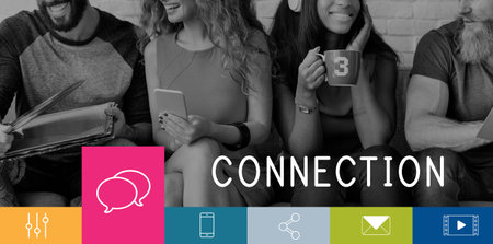 Online Communication Connection Networking Icon