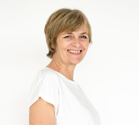Studio People Shoot Portrait Isolated