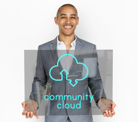 Cloud Computing Upload Download Icon Sign