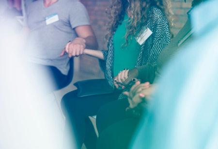 Business people having an interaction during seminar
