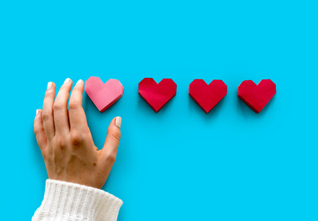 Love Heart Paper Craft Valentine