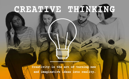Creative Thinking Lightbulb Icon Sign