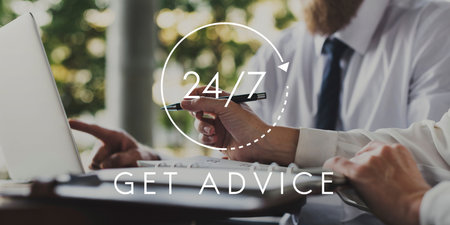 24/7 Help desk customer service overlay