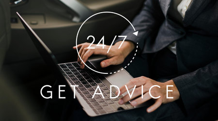 24/7 Help desk customer service overlay