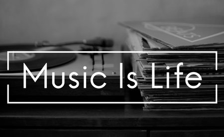 Music Is Life Therapy Harmony Word