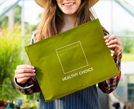 Healthy Eating Food Lifestyle Organic Wellness Graphic