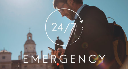 24/7 Emergency Hotline Access Overlay