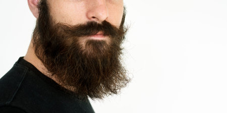 Man Portrait Studion Shoot Isolated