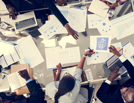 Diverse Business People Meeting Partnership