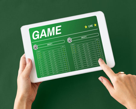 Gambling Football Game Bet Concept