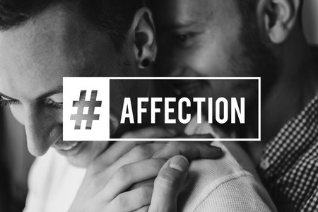 Gay Couple Love Smitten Affection Words