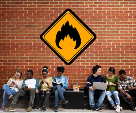 Flammable Sign Caution Warning Sign Symbol