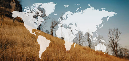 Map Travel Adventure Graphic Pattern Banner
