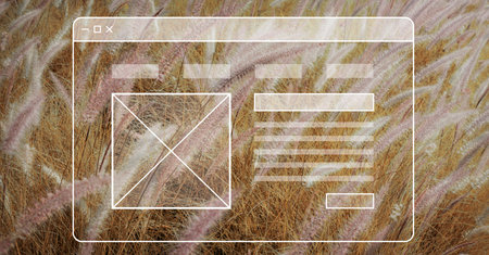 Web Page Design User Interface Template Copy Space