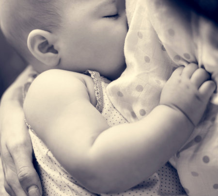 Mother and Baby Newborn Love Emotional Family