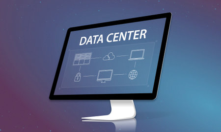 Data center global connection network technology system