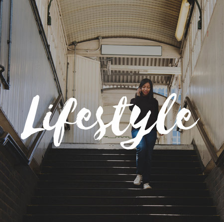 Lifestyle concept with background