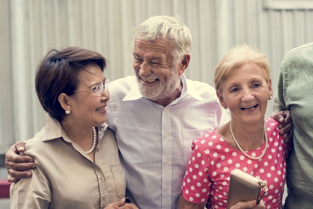 Senior Adult Shopping Friendship Lifestyle