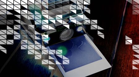Triangle Geometric Graphic Pattern Template