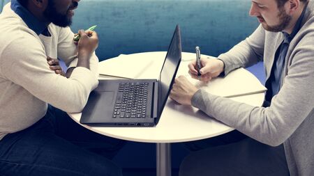 Business people working workplace coorporation