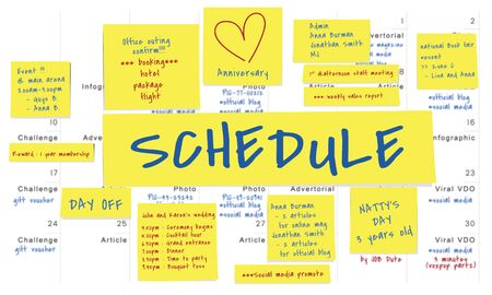 Schedule Memo Note Post Appointment Meeting Reminder