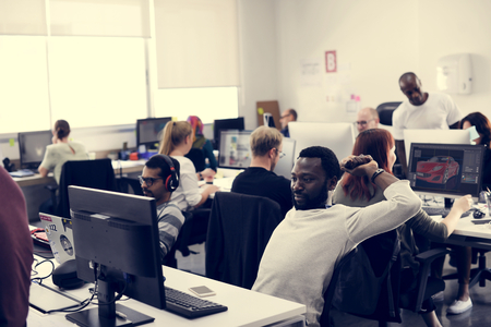 Startup Business People Working in Office