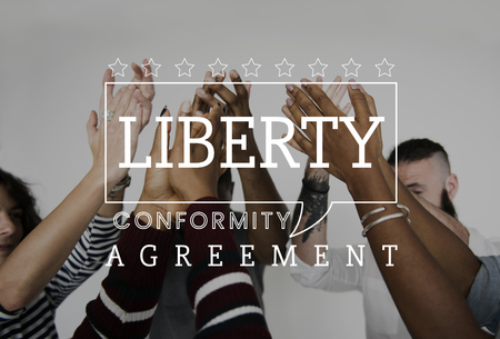 Equality Human Rights Liberty Fight for Freedom Justice Speech Bubble Graphic