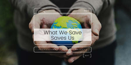 Save The World Nature Environment Sustainability Graphic
