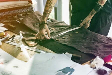Gradient Color Effect Photo Fashion Designer Job