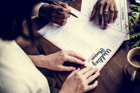 Couple decision for wedding planner