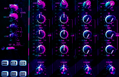 Mixer euipment entertainment DJ station