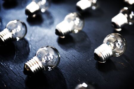 Light bulb isolated on background