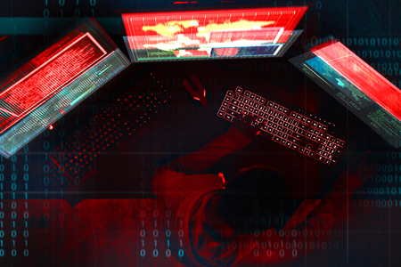 Cyber attack concept