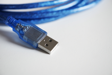 USB cable isolated on white background